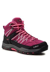 CMP Trekkingi Kids Rigel Mid Trekking Shoe Wp 3Q12944J Różowy. Kolor: różowy. Materiał: zamsz, skóra #4