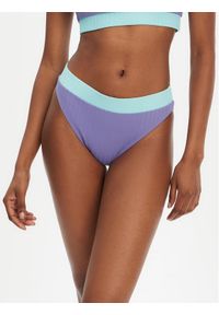 Quiksilver Dół od bikini Hi Cut Bottom EQWX403127 Niebieski. Kolor: niebieski. Materiał: syntetyk