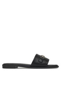 Nine West Klapki 678322-84 Czarny. Kolor: czarny. Materiał: materiał, syntetyk