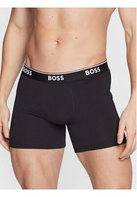 BOSS - Boss Komplet 3 par bokserek Power 50475282 Czarny. Kolor: czarny. Materiał: bawełna
