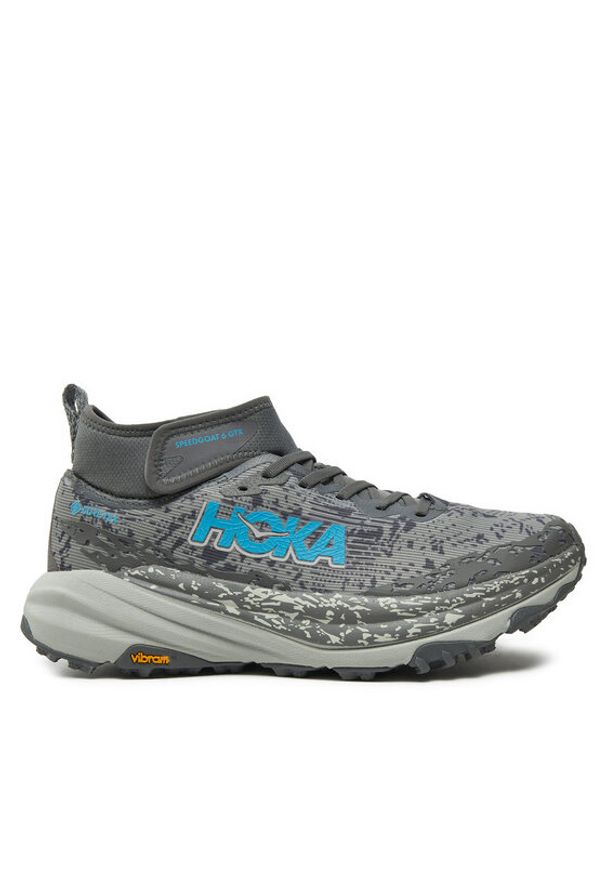 HOKA - Hoka Buty do biegania Speedgoat 6 Mid GTX GORE-TEX 1155152 Szary. Kolor: szary. Materiał: materiał. Technologia: Gore-Tex