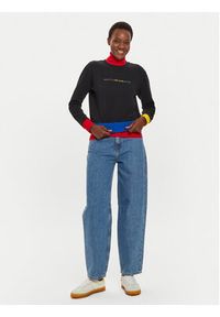 United Colors of Benetton - United Colors Of Benetton Bluza 3J68D107Z Czarny Regular Fit. Kolor: czarny. Materiał: bawełna