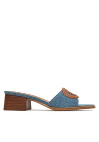 Guess Klapki FLJCN3 DEN03 Niebieski. Kolor: niebieski. Materiał: materiał #1