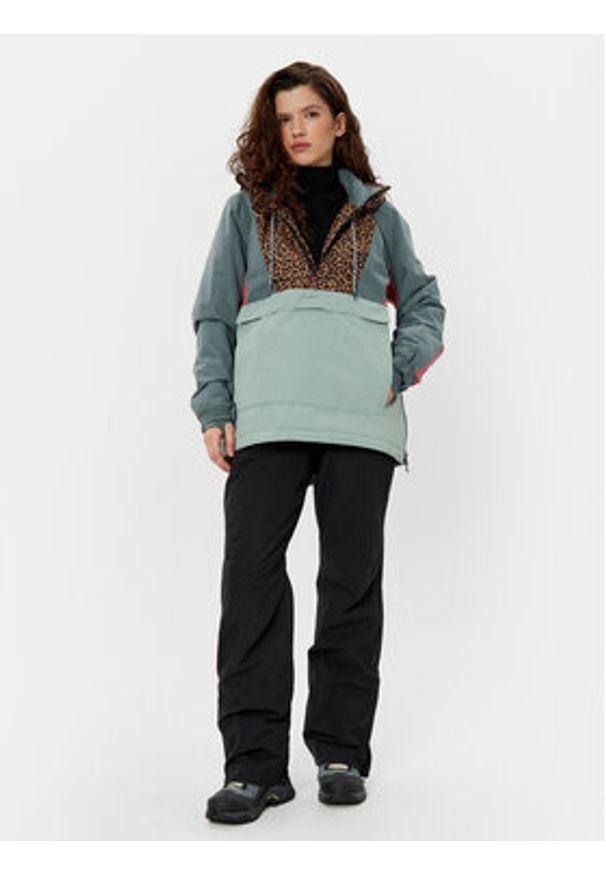 Protest Kurtka snowboardowa Prtapel 6611344 Zielony Relaxed Fit. Kolor: zielony. Materiał: syntetyk. Sport: snowboard