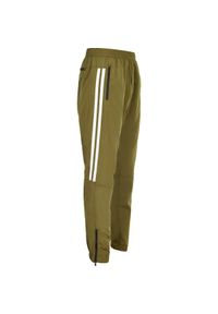 NewLine - Spodnie Newline men's track. Kolor: brązowy. Materiał: dresówka #1