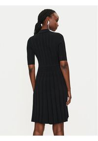 Pinko - PINKO Sukienka dzianinowa Viscosa Mix 104032 A239 Czarny Slim Fit. Kolor: czarny. Materiał: syntetyk