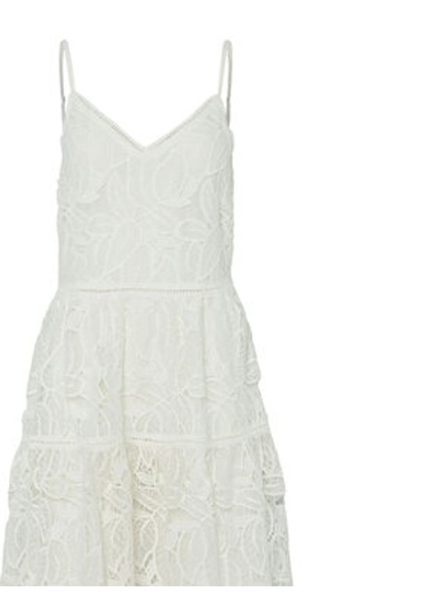 YAS Sukienka letnia Lifa 26037183 Biały Regular Fit. Kolor: biały. Materiał: syntetyk. Sezon: lato