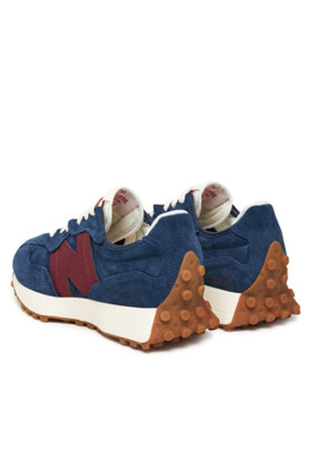 New Balance Sneakersy U327WSB W Granatowy. Kolor: niebieski. Materiał: skóra