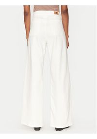 Marella Spodnie palazzo Samovar 2515131201 Écru Regular Fit. Materiał: wiskoza, bawełna #2