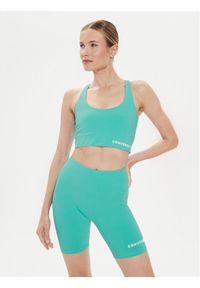 Converse Biustonosz top W Wordmark Bra Top 10024540-A11 Niebieski. Kolor: niebieski. Materiał: bawełna #1