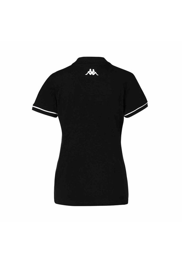 Polo Kappa Barla. Typ kołnierza: polo. Kolor: czarny, biały, wielokolorowy. Styl: elegancki