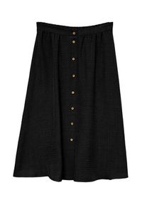 Vero Moda Spódnica midi Melaney 10304134 Czarny Regular Fit. Kolor: czarny. Materiał: syntetyk #4