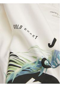 Jack & Jones - Jack&Jones T-Shirt Jjclarc 12247768 Biały Relaxed Fit. Kolor: biały. Materiał: bawełna #3