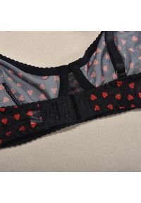 Intica - Komplet bielizny z serduszkami z delikatnego materiału Joan. Kolor: niebieski. Materiał: materiał #9