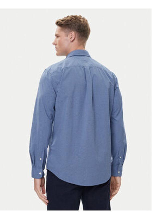 TOMMY HILFIGER - Tommy Hilfiger Koszula MW0MW39438 Niebieski Regular Fit. Kolor: niebieski. Materiał: bawełna