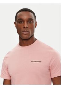 Guess Jeans T-Shirt M4YI55 K8HM0 Różowy Regular Fit. Kolor: różowy. Materiał: bawełna #2