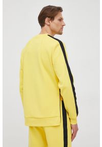 Lyle & Scott bluza męska kolor żółty z aplikacją. Kolor: żółty. Materiał: poliester, materiał. Wzór: aplikacja #6