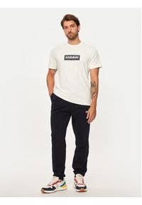 Napapijri Spodnie dresowe M-box Logo NP0A4I32 Czarny Regular Fit. Kolor: czarny. Materiał: bawełna #5