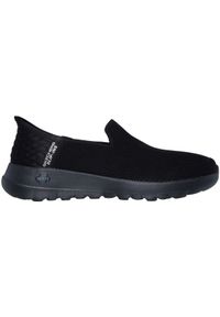 skechers - Buty sportowe damskie Skechers Go Walk Joy-Vela wsuwane SLIP-INS. Okazja: na co dzień. Zapięcie: bez zapięcia. Kolor: czarny. Materiał: dzianina. Szerokość cholewki: normalna
