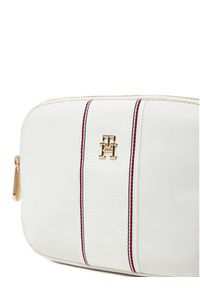 TOMMY HILFIGER - Tommy Hilfiger Torebka Poppy Camera Bag Corp AW0AW17230 Biały. Kolor: biały. Materiał: skórzane #4