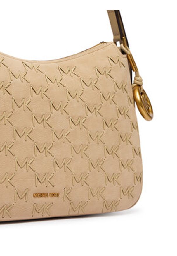 MICHAEL Michael Kors Torebka 30T6AY5L2U Beżowy. Kolor: beżowy. Materiał: skórzane