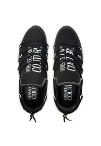 Versace Jeans Couture Sneakersy 79YA3SA6 ZS915 Czarny. Kolor: czarny. Materiał: materiał #4