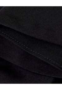 Alexander McQueen - ALEXANDER MCQUEEN - Czarna bluzka z ozdobnymi rękawami. Kolor: czarny. Materiał: bawełna. Styl: klasyczny, elegancki #4