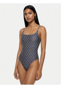 Guess Strój kąpielowy E6GJ47 KCBJ0 Granatowy. Kolor: niebieski. Materiał: syntetyk #1