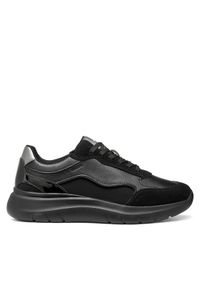 Geox Sneakersy D Plummery D65YNA 5422 C9999 Czarny. Kolor: czarny. Materiał: materiał #1