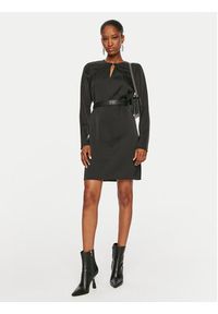 Calvin Klein Sukienka codzienna Lw Shiny K20K207995 Czarny Regular Fit. Okazja: na co dzień. Kolor: czarny. Materiał: syntetyk. Typ sukienki: proste. Styl: casual #2