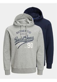 Jack & Jones - Jack&Jones Komplet 2 bluz Ethan 12221273 Kolorowy Regular Fit. Materiał: bawełna. Wzór: kolorowy #1