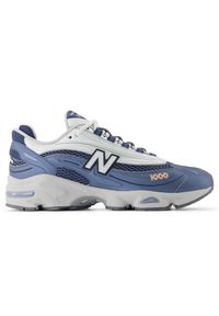 Buty unisex New Balance M1000P – niebieskie. Kolor: niebieski. Materiał: materiał, syntetyk. Szerokość cholewki: normalna