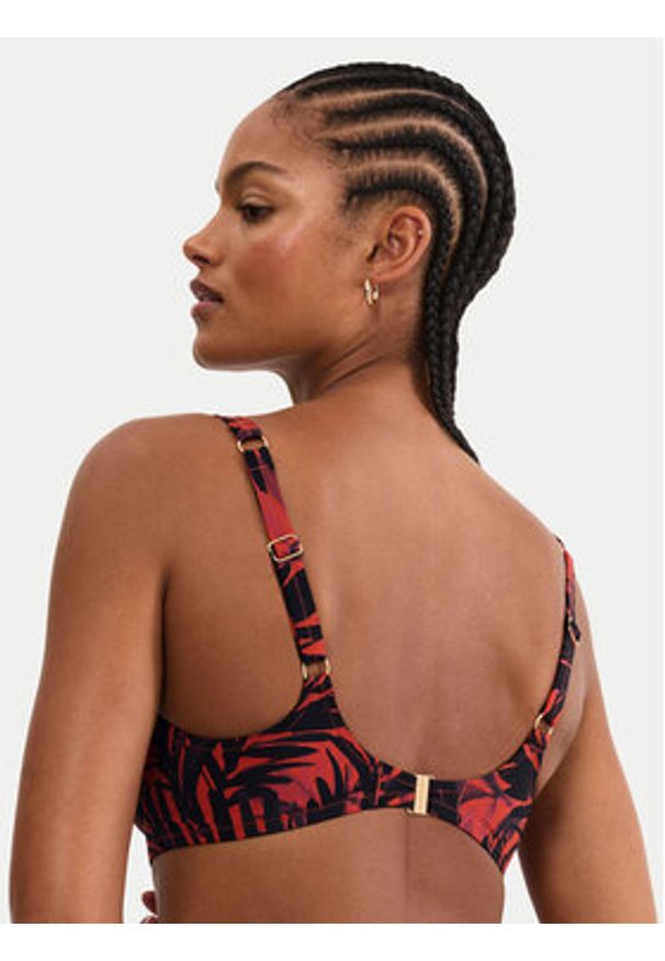 Triumph Góra od bikini Summer Palm 10226611 Brązowy. Kolor: brązowy. Materiał: syntetyk