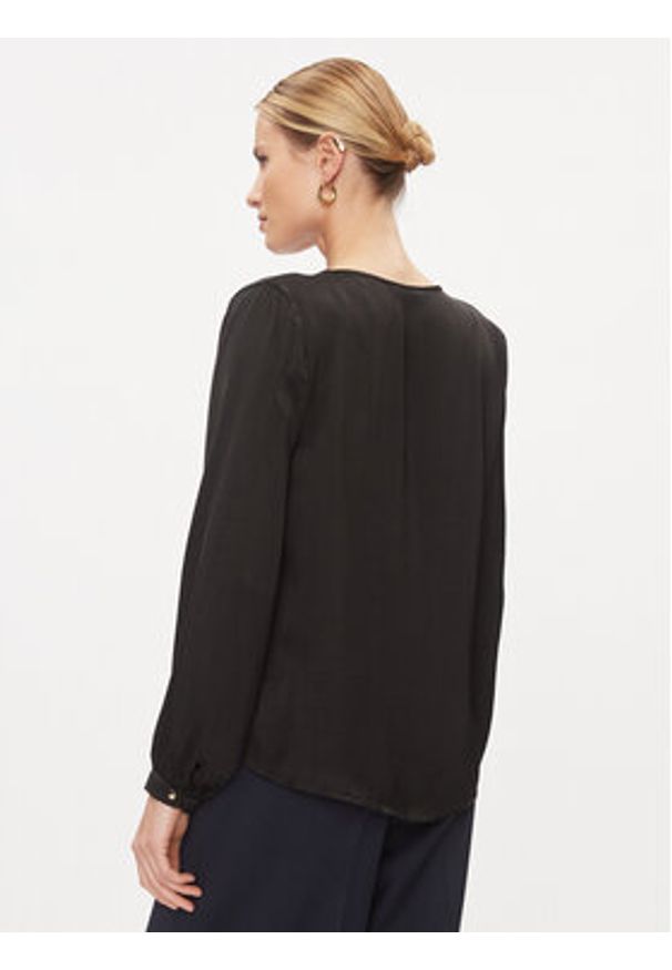 Dixie Bluzka C239Z014A Czarny Loose Fit. Kolor: czarny. Materiał: wiskoza