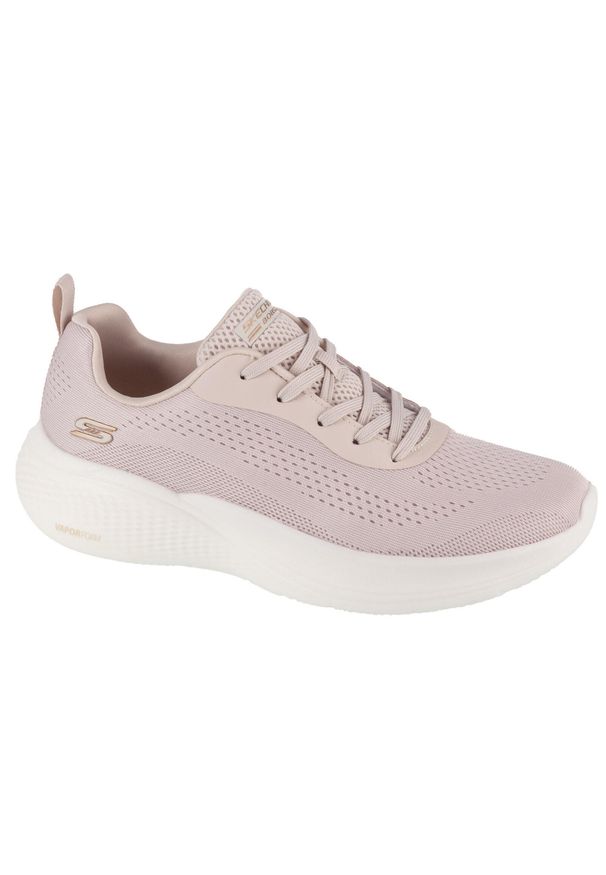 skechers - Buty SKECHERS BOBS INFINITY Biały. Kolor: beżowy, różowy, fioletowy, biały, wielokolorowy. Materiał: materiał, syntetyk, tkanina. Model: Skechers Sport. Sport: turystyka piesza