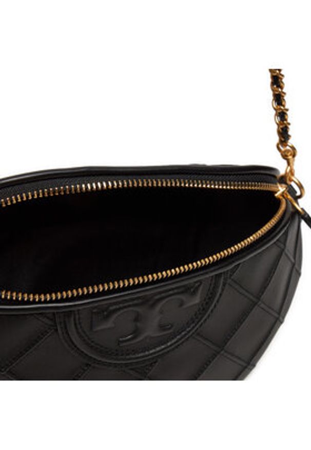 Tory Burch Saszetka nerka 160132 Czarny. Kolor: czarny. Materiał: skóra