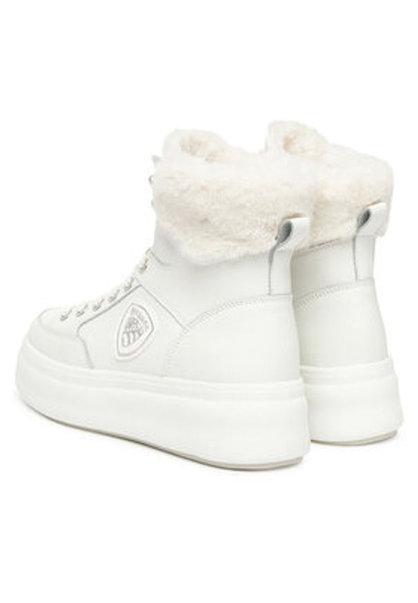 Blauer Trzewiki F5EMERY01/LEA Biały. Kolor: biały. Materiał: skóra