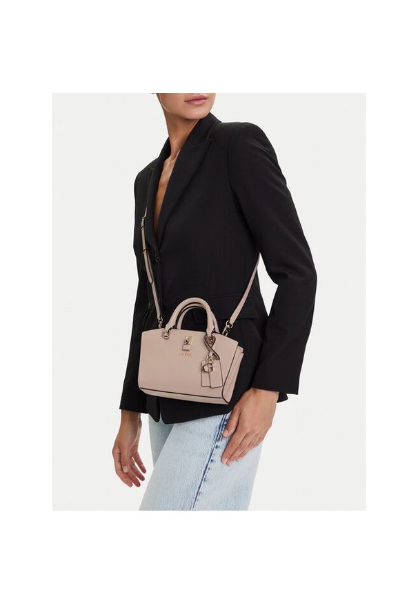 Torebka Guess. Kolor: beżowy