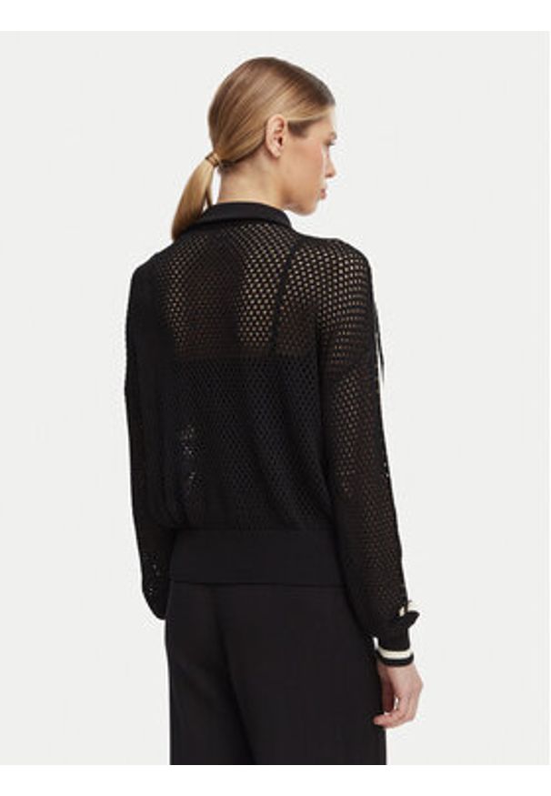 Guess Bluza V6GR08 Z0729 Czarny Regular Fit. Kolor: czarny. Materiał: syntetyk, wiskoza