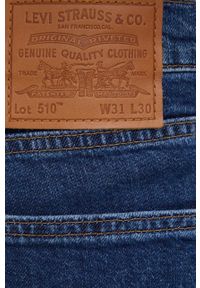 Levi's® - Levi's jeansy 510 męskie. Okazja: na spotkanie biznesowe. Kolor: niebieski. Styl: biznesowy #4