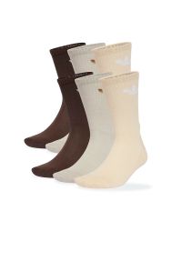 Adidas - Skarpetki unisex adidas Originals Trefoil Cushion Crew Socks 6 Pairs IX5274 - multikolor. Kolor: wielokolorowy. Materiał: poliester, materiał, bawełna, elastan, nylon. Wzór: aplikacja, paski