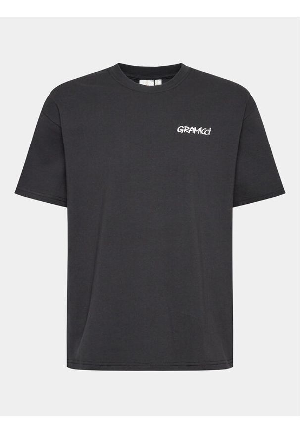 Gramicci T-Shirt G3SU-T051 Czarny Regular Fit. Kolor: czarny. Materiał: bawełna