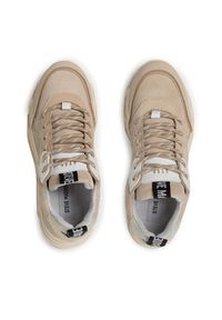 Steve Madden Sneakersy Pitty SM11001024-03002-100 Beżowy. Kolor: beżowy. Materiał: skóra, zamsz #3