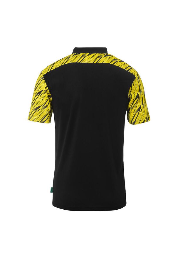 UHLSPORT - Koszulka polo dla dzieci Uhlsport Progressive 28. Typ kołnierza: polo. Kolor: wielokolorowy, żółty, czarny, zielony. Sport: piłka nożna