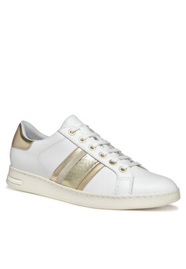 Geox Sneakersy D Jaysen D361BE 085BN C1327 Biały. Kolor: biały. Materiał: skóra