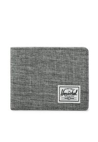 Herschel Mały Portfel Męski Herschel Roy Wallet Szary. Kolor: szary. Materiał: materiał #1