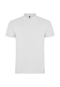 ROLY - Męska Koszulka Polo Star. Typ kołnierza: polo. Kolor: biały #1