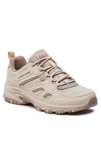 skechers - Skechers Trekkingi Hillcrest-Pathway Finder 180022/TPE Beżowy. Kolor: beżowy. Materiał: skóra #4