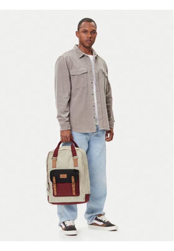 Doughnut Plecak Reborn Macaroon L D011RE3-0897-F Écru. Materiał: materiał