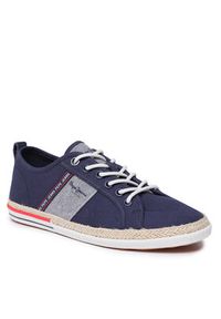 Pepe Jeans Espadryle Maoui Tape PMS30917 Granatowy. Kolor: niebieski. Materiał: materiał #4